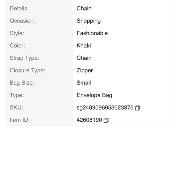 Leopard Print Chain Shoulder Bag - Picture 6 of 6